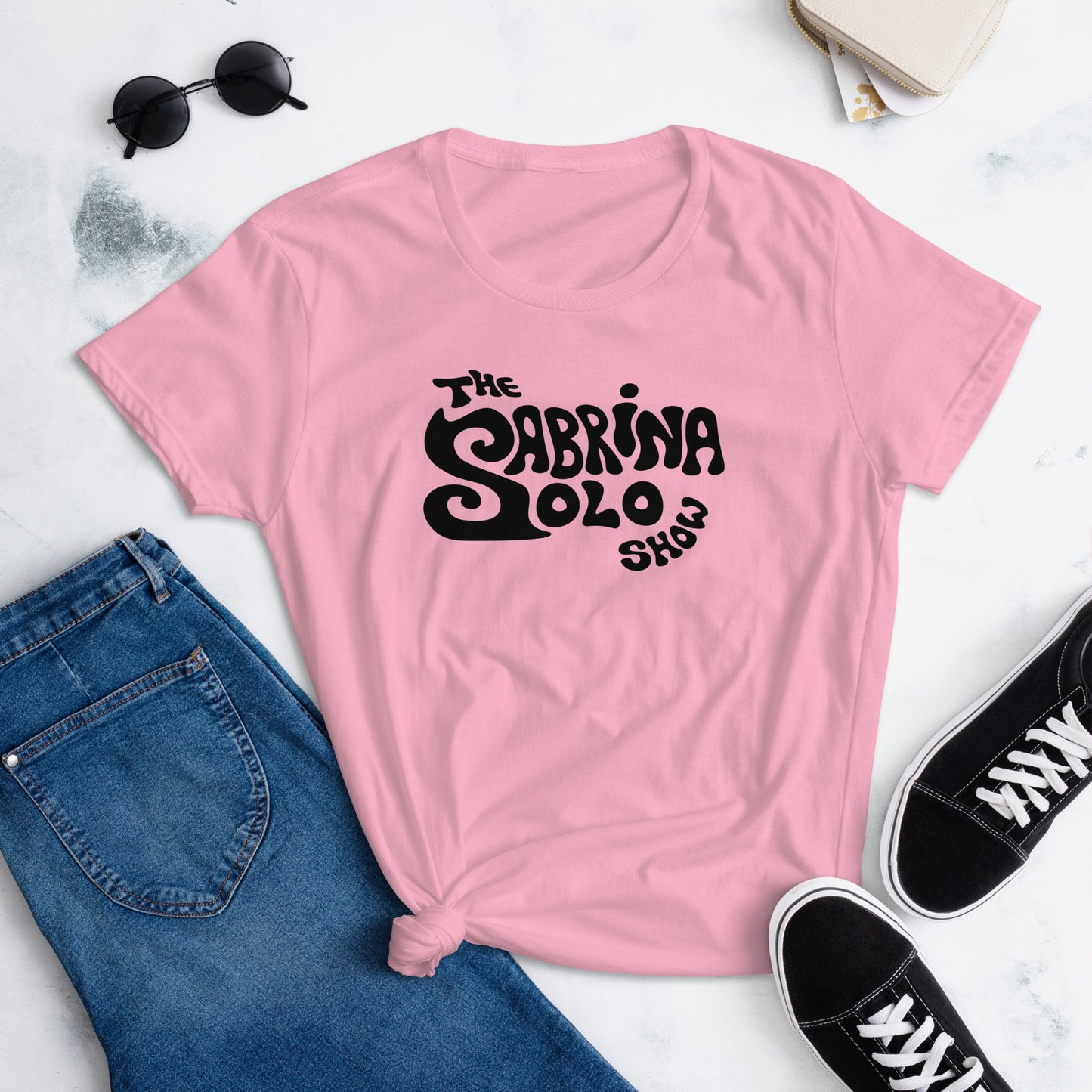 Sabrina Solo Show Logo (Black) - Women's short sleeve t-shirt