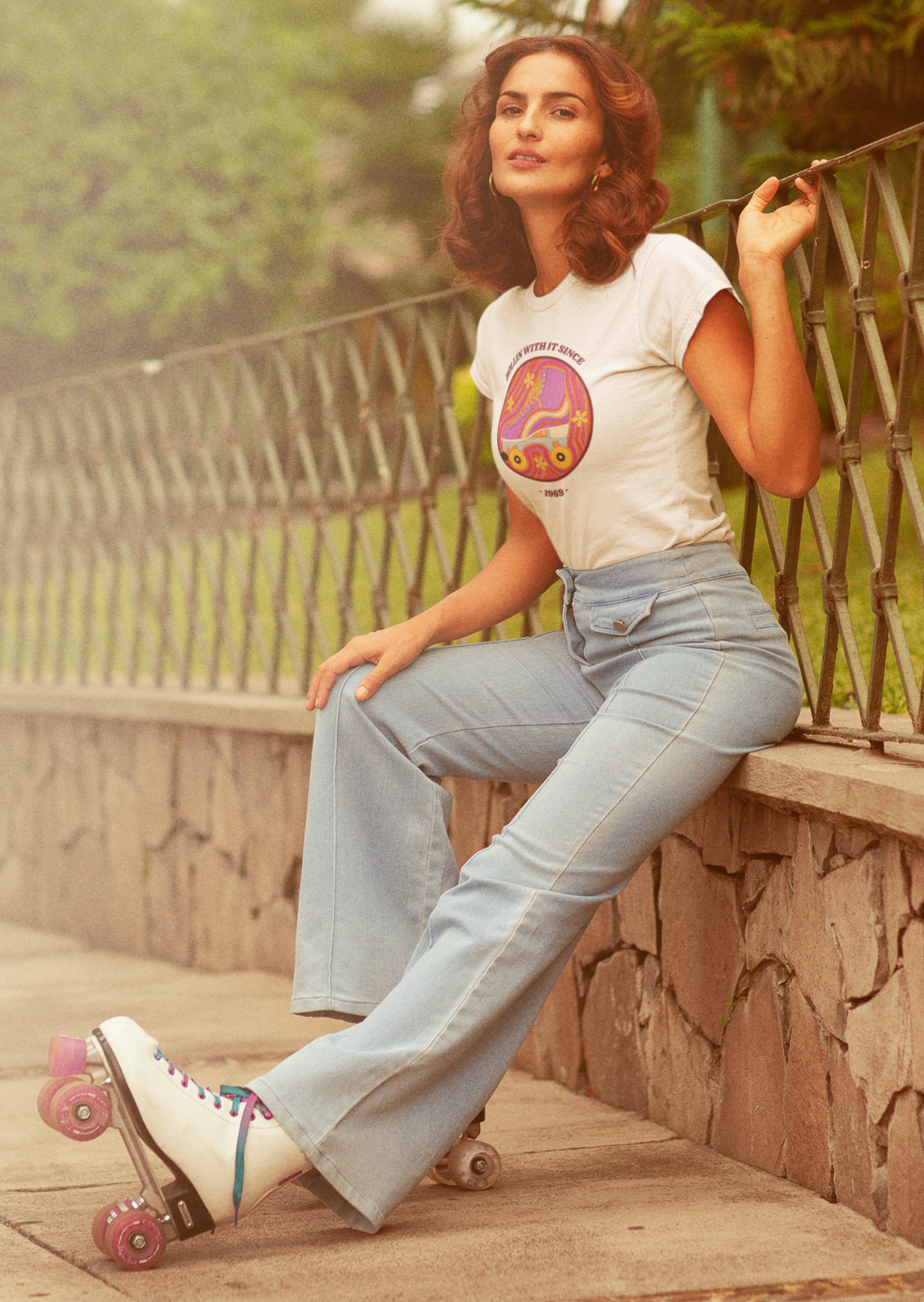 Rollin with it since - 1969 - Vintage Style Women's Short Sleeve T-Shirt