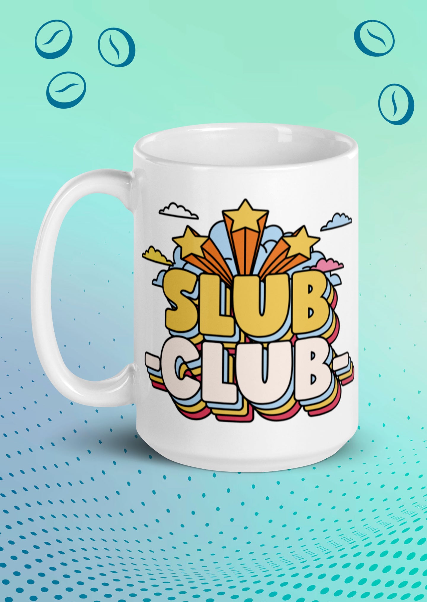 Slub Club - 15oz. White Mug