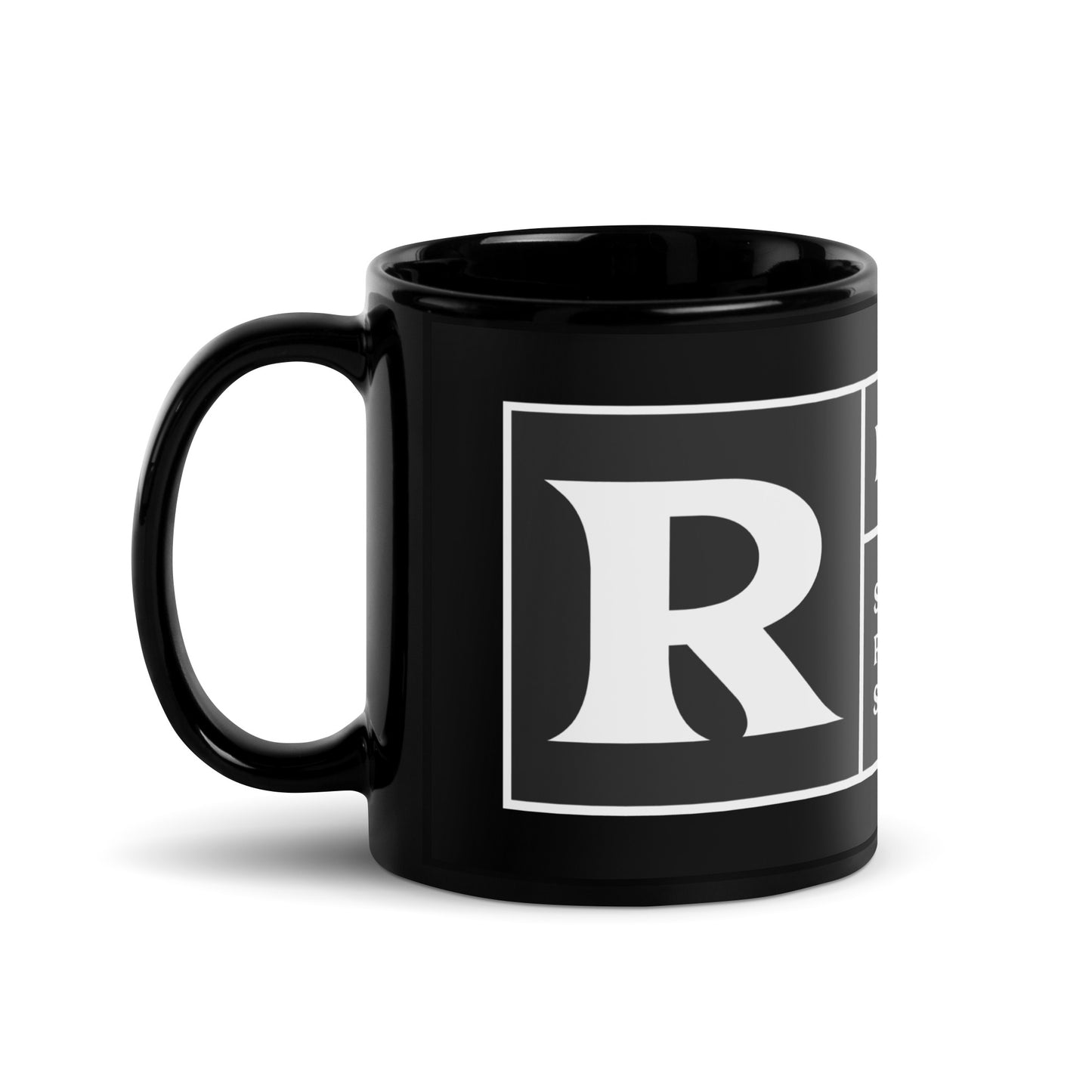 "Rated R" Movie Rating - 15oz. Black Glossy Mug