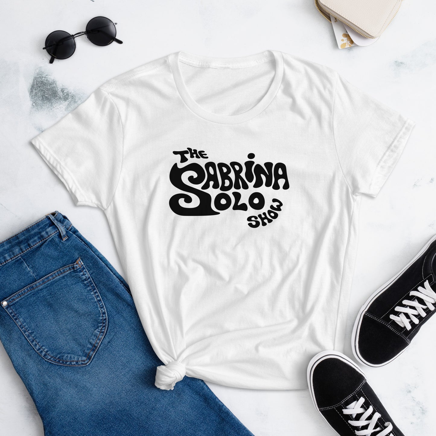 Sabrina Solo Show Logo (Black) - Women's short sleeve t-shirt